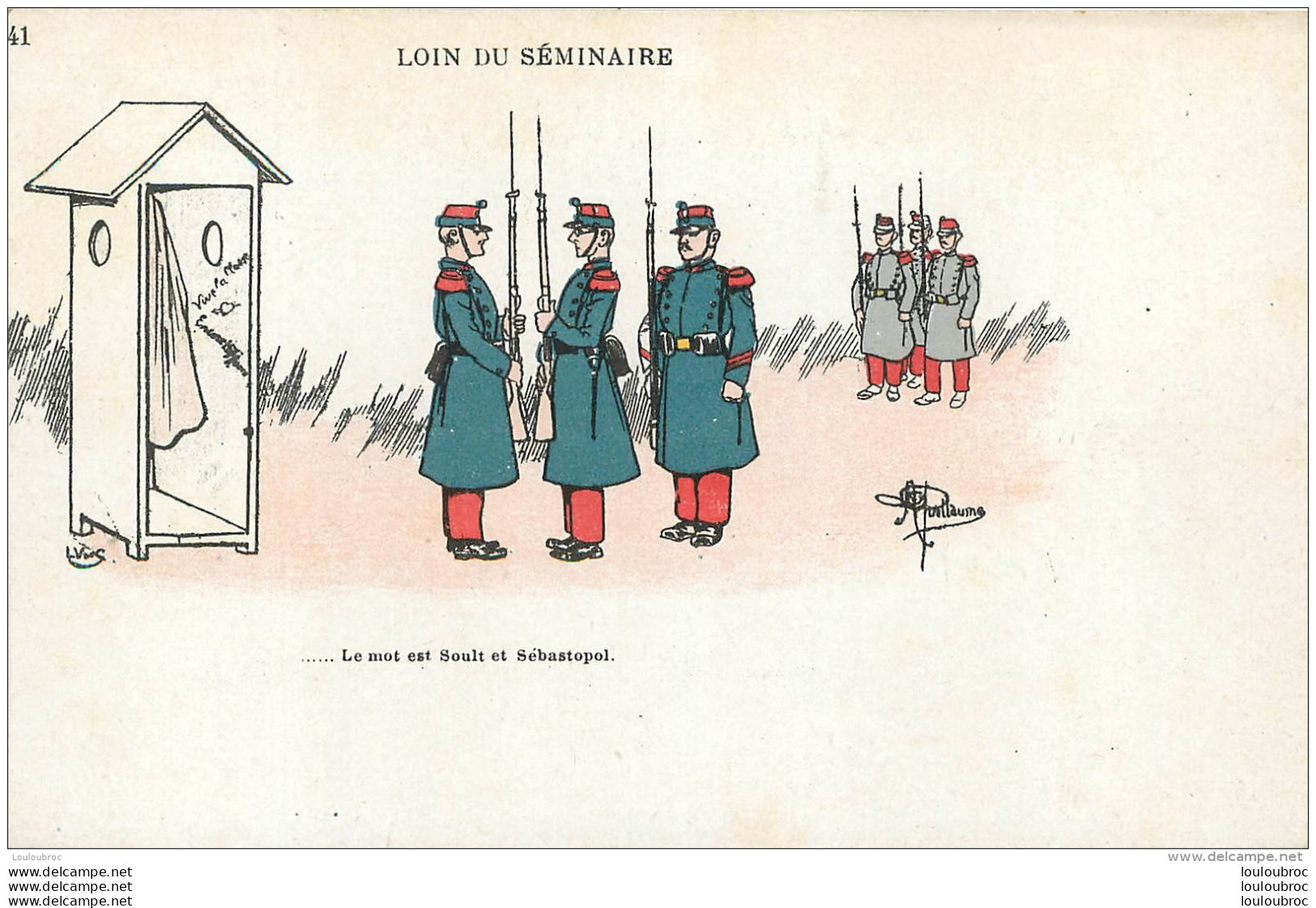 ILLUSTRATEUR GUILLAUME MILITARIA   LOIN DU SEMINAIRE N°41 - Guillaume