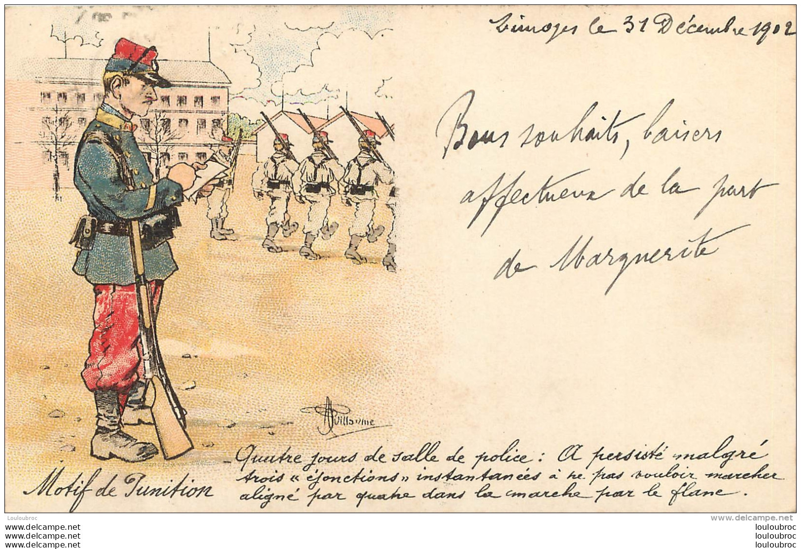 ILLUSTRATEUR GUILLAUME MILITARIA  1902 - Guillaume