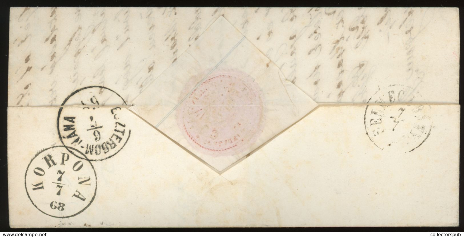 HUNGARY ESZTERGOM 1868. Nice Letter To Selmecbánya - Brieven En Documenten
