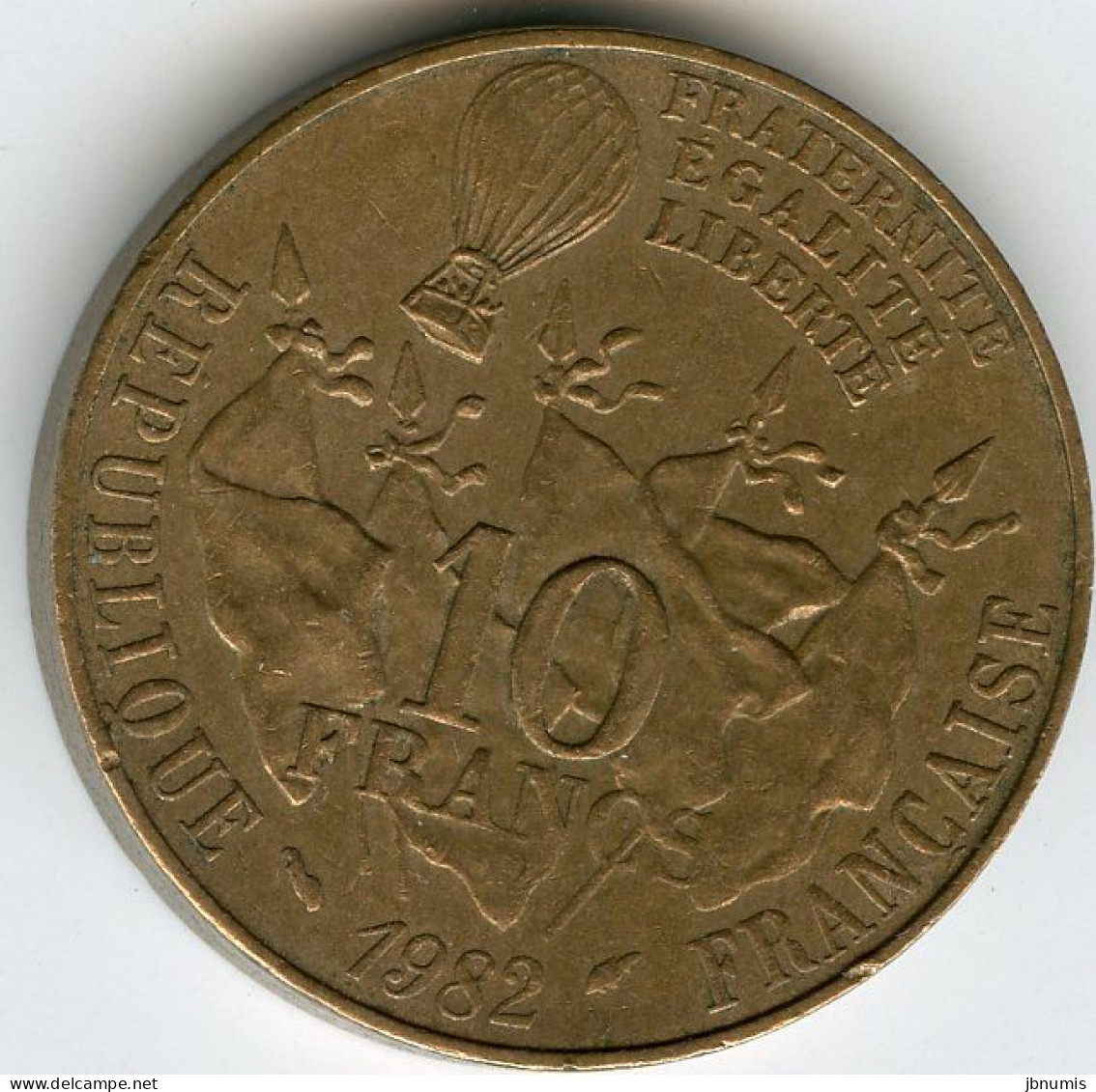 France 10 Francs 1982 Gambetta GAD 815 KM 950 - 10 Francs