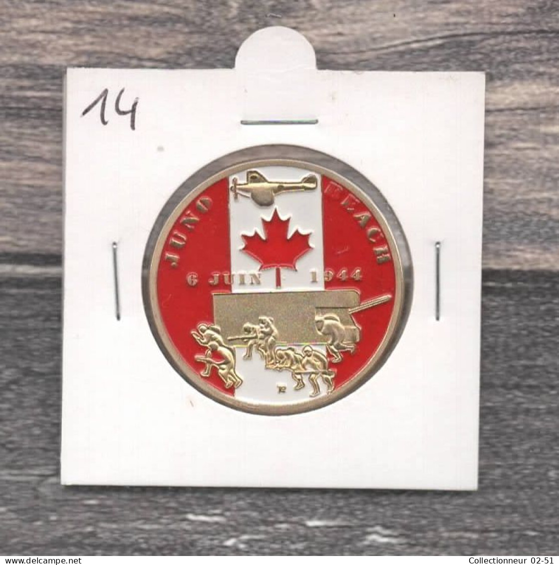 Médaille Souvenirs : Juno Beach - Autres & Non Classés
