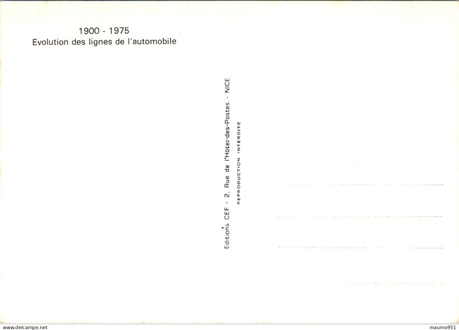 HISPANO SUIZA H.6.B 1926 - Voiture / Evolution Des Lignes Automobile - Carte Philatélique Avec Timbre Monaco 1975 HISPA - Autres & Non Classés
