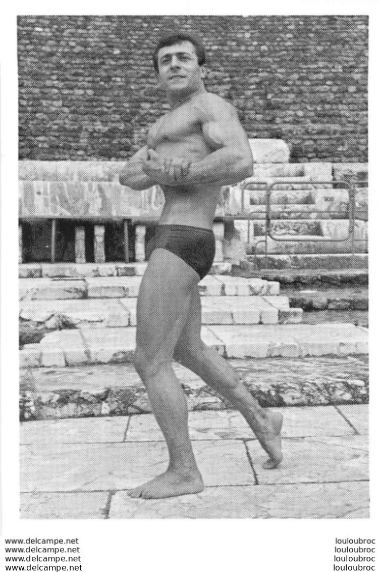 PHOTO HOMME EN MAILLOT DE BAIN CULTURISME CULTURISTE 12 X 9 CM - Sporten