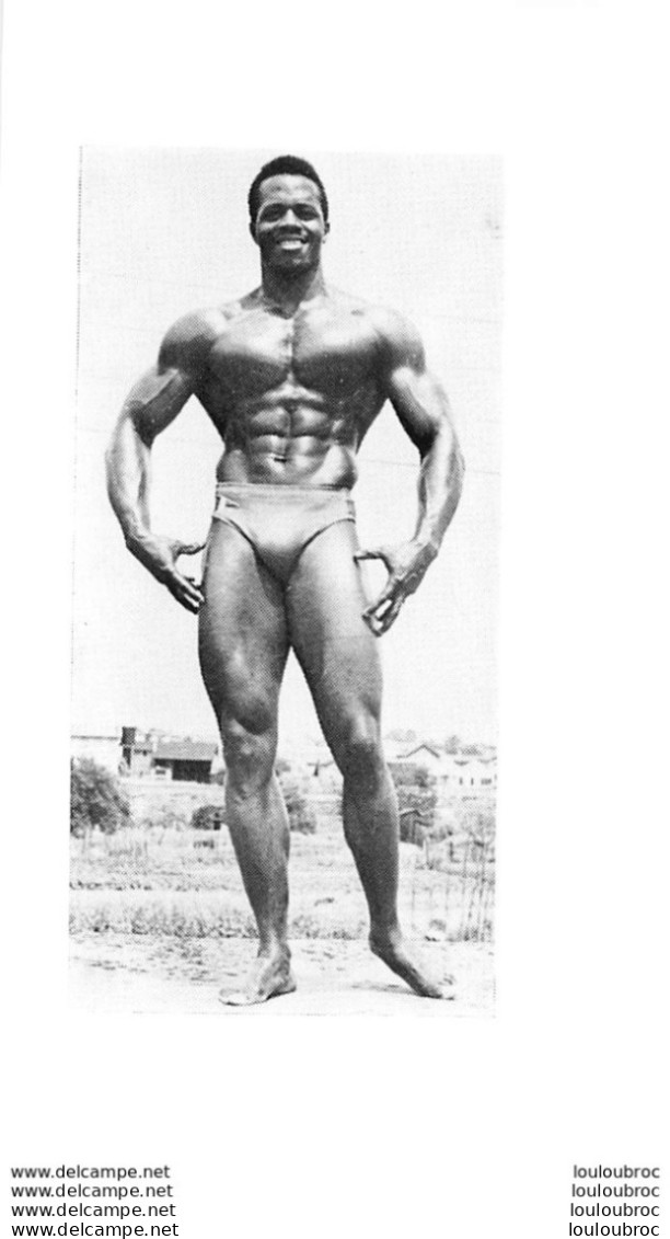 PHOTO HOMME  EN MAILLOT DE BAIN CULTURISME CULTURISTE   16 X 9 CM - Sports