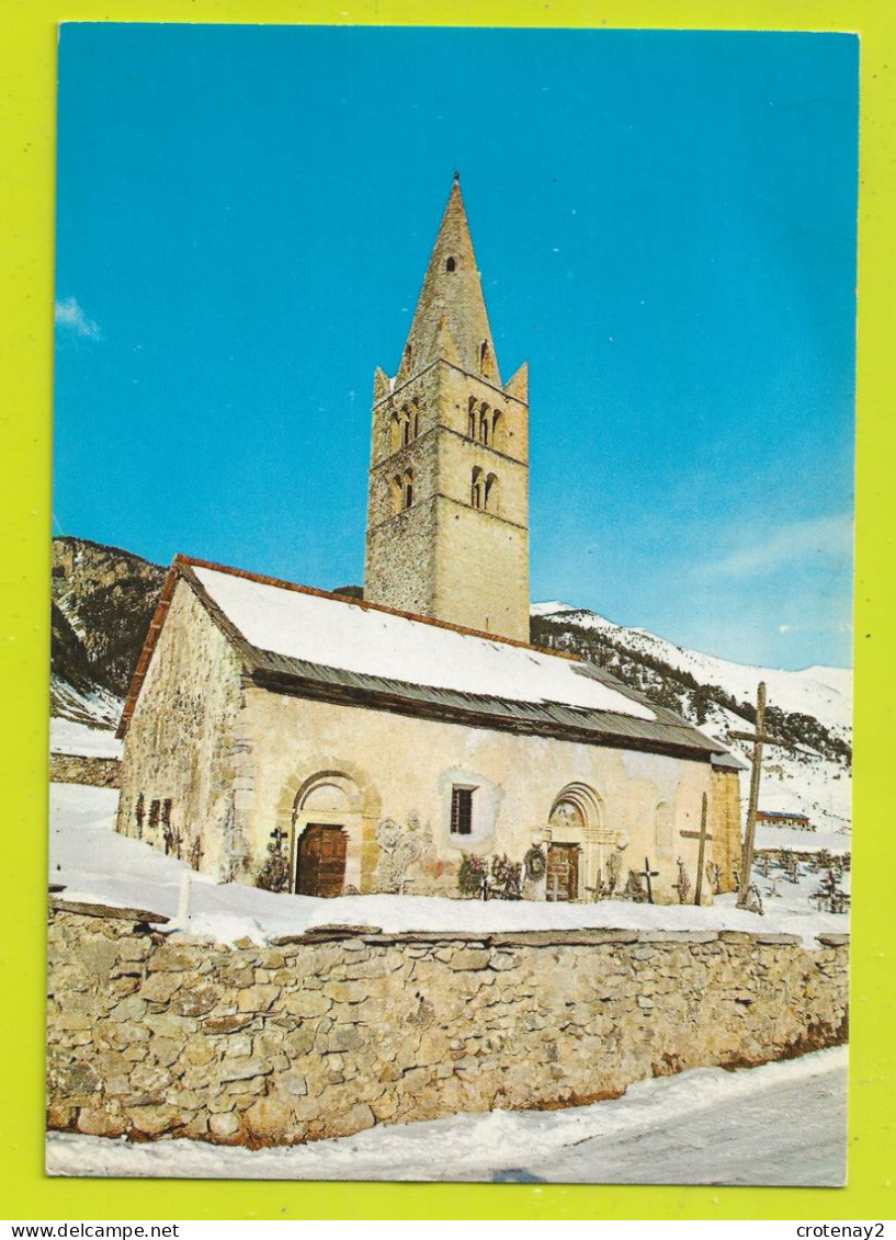 05 CEILLAC En QUEYRAS Vers Guillestre N°182 Eglise Sainte Cécile En 1981 VOIR DOS - Guillestre