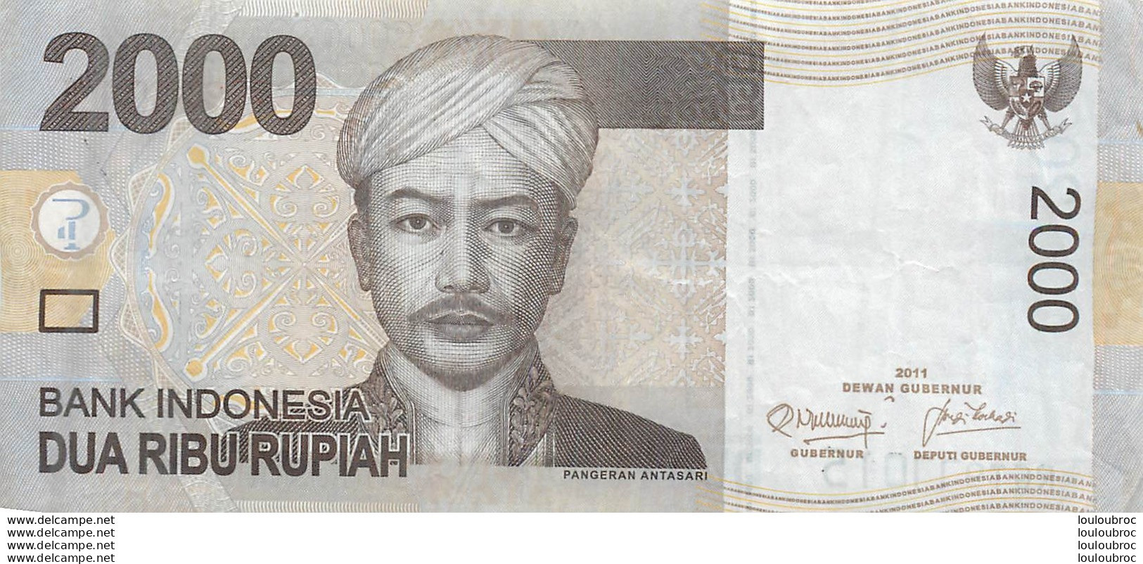 BILLET  INDONESIA  2000 DUA RIBU RUPIAH - Indonésie