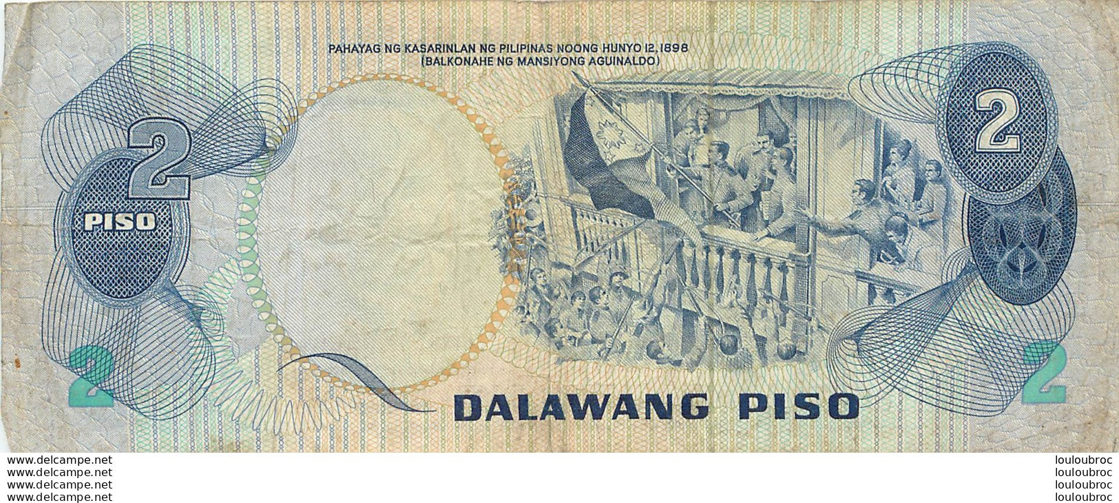 BILLET   REPUBLIKA NG  PILIPINAS 2 DALAWANG PISO - Filippijnen