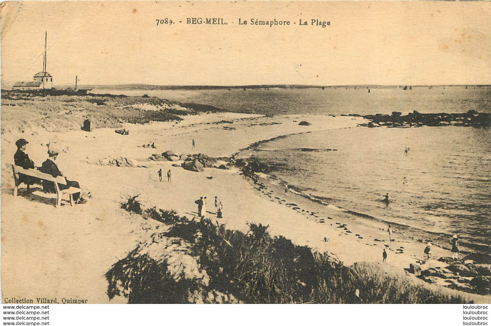 BEG MEIL  LE SEMAPHORE LA PLAGE - Beg Meil