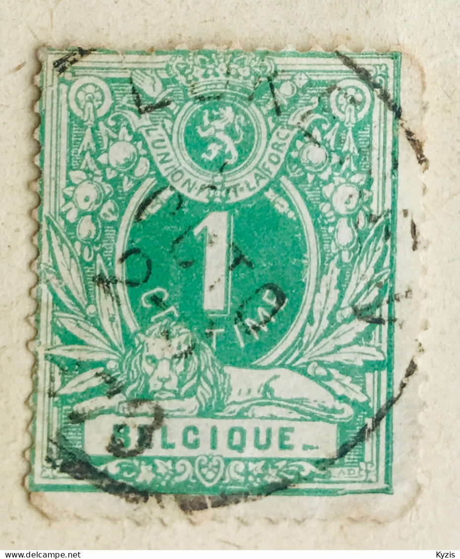 BELGIQUE - VARIÉTÉ, COB 26 - Belle Oblitération « LOKEREN » - 1869-1888 Liggende Leeuw