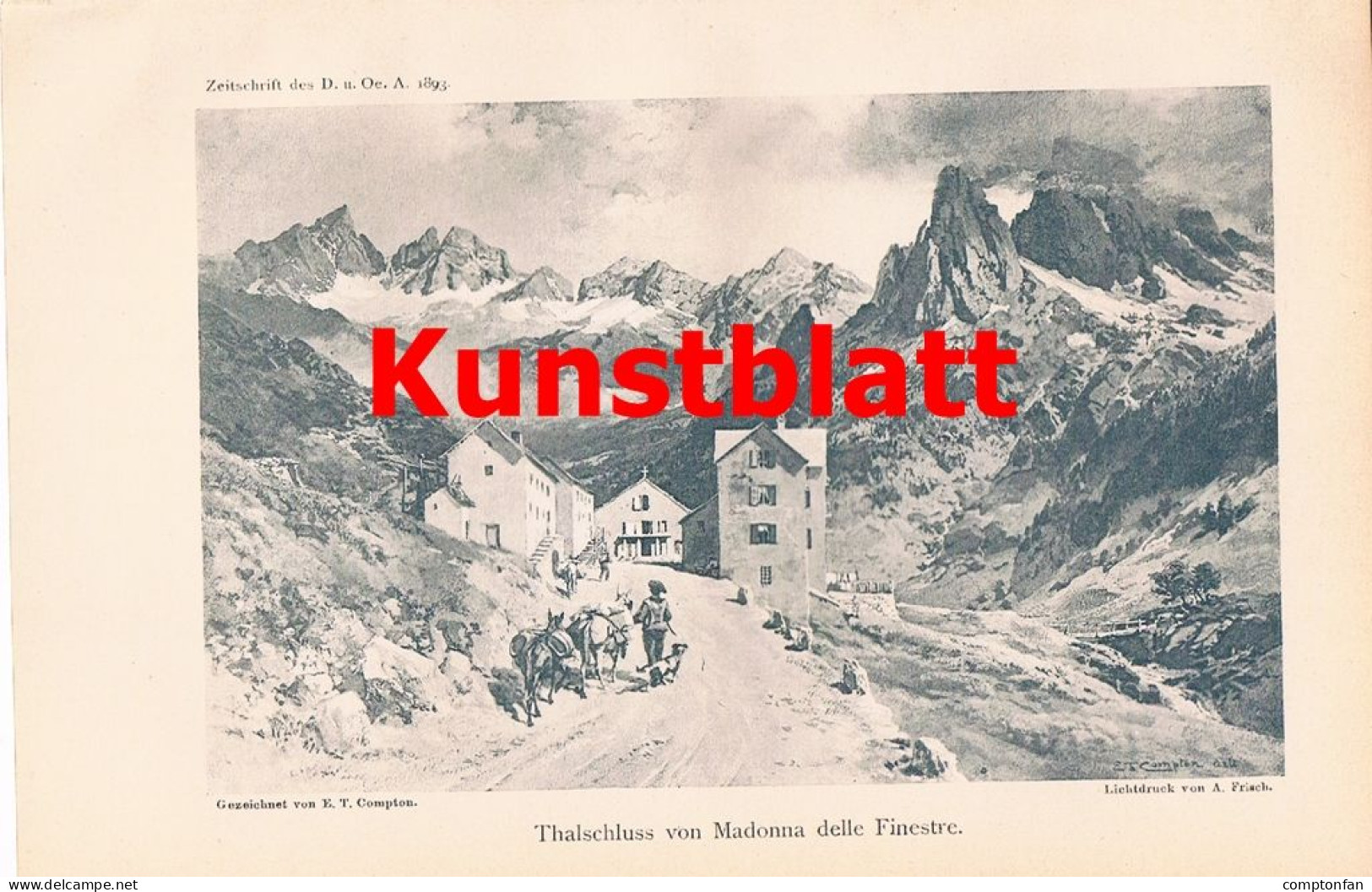 A102 1492 Purtscheller Seealpen Alpes Maritimes Westalpen Artikel 1893 - Autres & Non Classés
