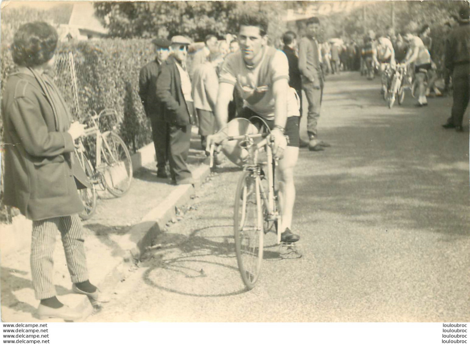 PHOTO ORIGINALE MICHEL PAGODA  EQUIPE LES AIGLONS GRAMMONT PARIS 1960 - Cycling