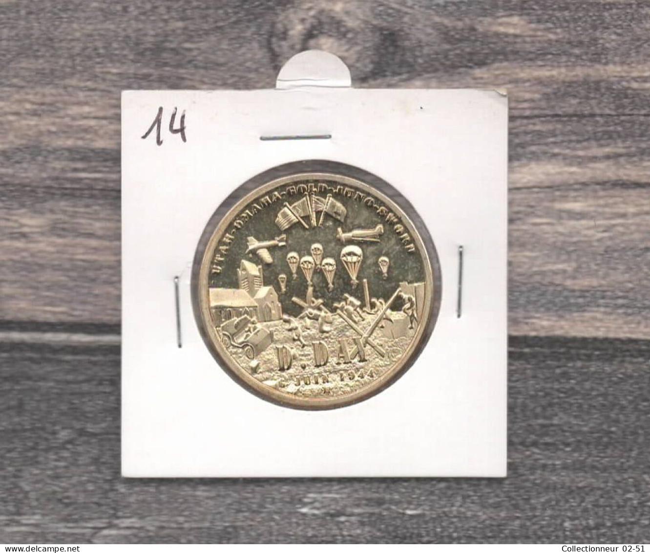 Médaille Souvenirs : Utah-Omaha-Gold-Juno-Sword D.Day - Sonstige & Ohne Zuordnung