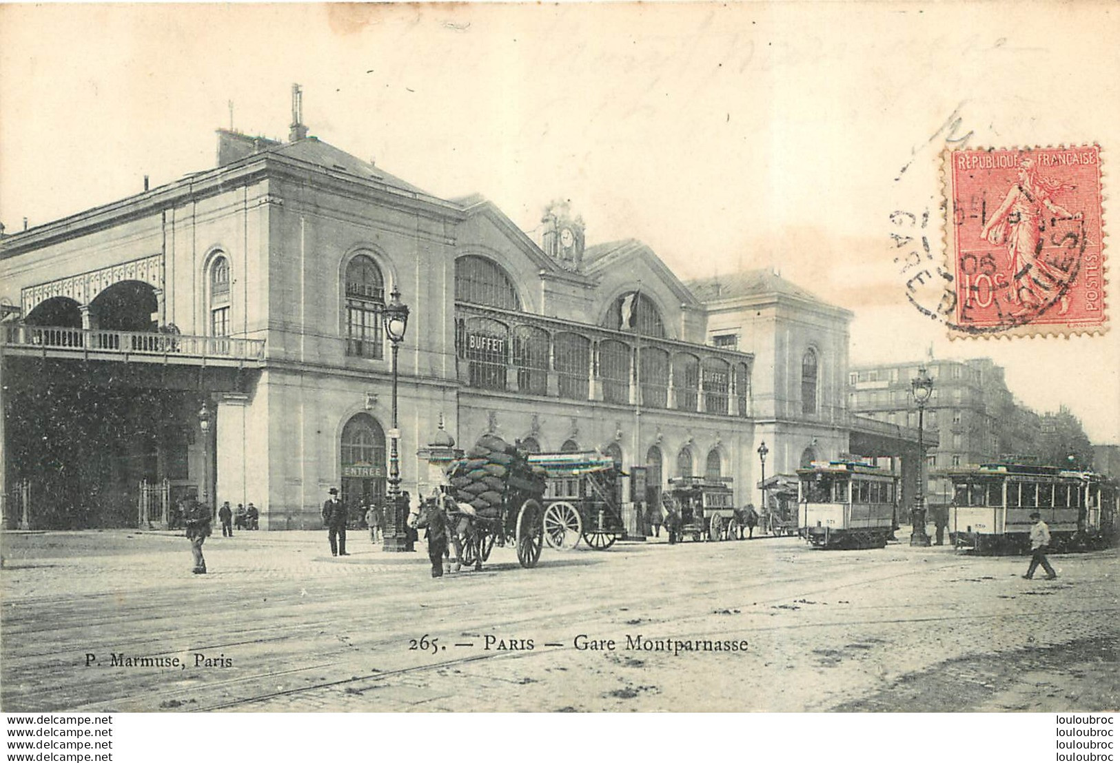 PARIS  GARE MONTPARNASSE - Metro, Estaciones