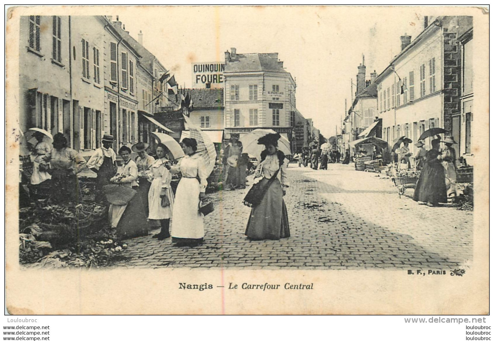 NANGIS LE CARREFOUR CENTRAL  1904 - Nangis