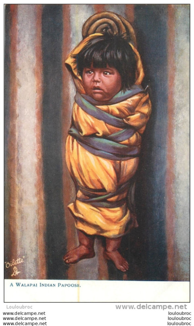 INDIENS  A WALAPAI INDIAN  PAPOOSE - Native Americans