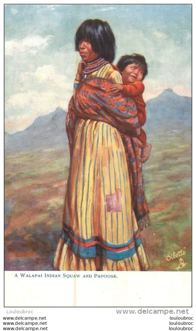 INDIENS  A WALAPAI INDIAN SQUAW AND PAPOOSE - Indiaans (Noord-Amerikaans)