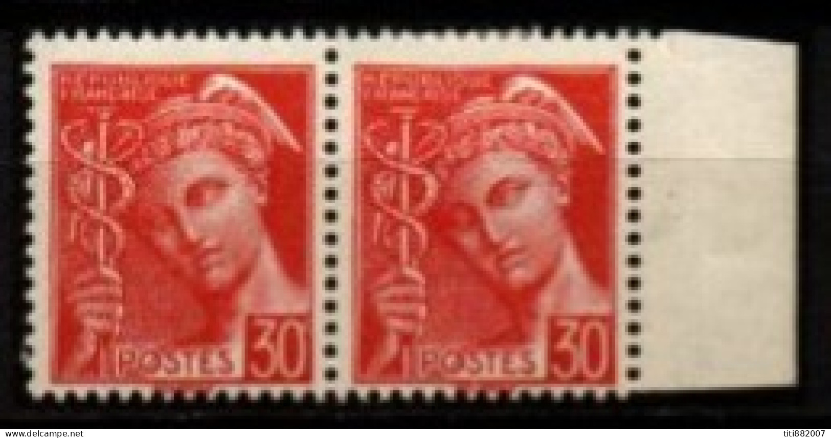 FRANCE    -   1938 .   Y&T N° 412 * / **.  C De La Valeur Du 2° Timbre Pas Fermé - Nuevos