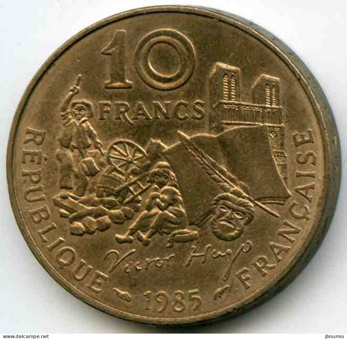 France 10 Francs 1985 Victor Hugo GAD 819 KM 956 - 10 Francs