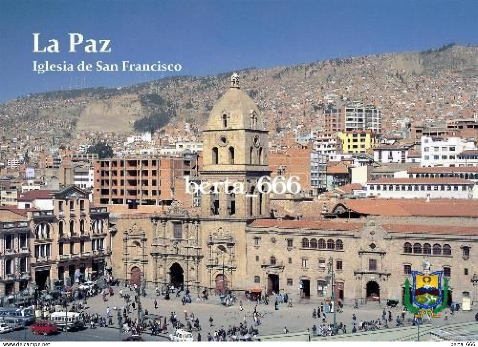Bolivia La Paz Basilica Of San Francisco New Postcard - Bolivien