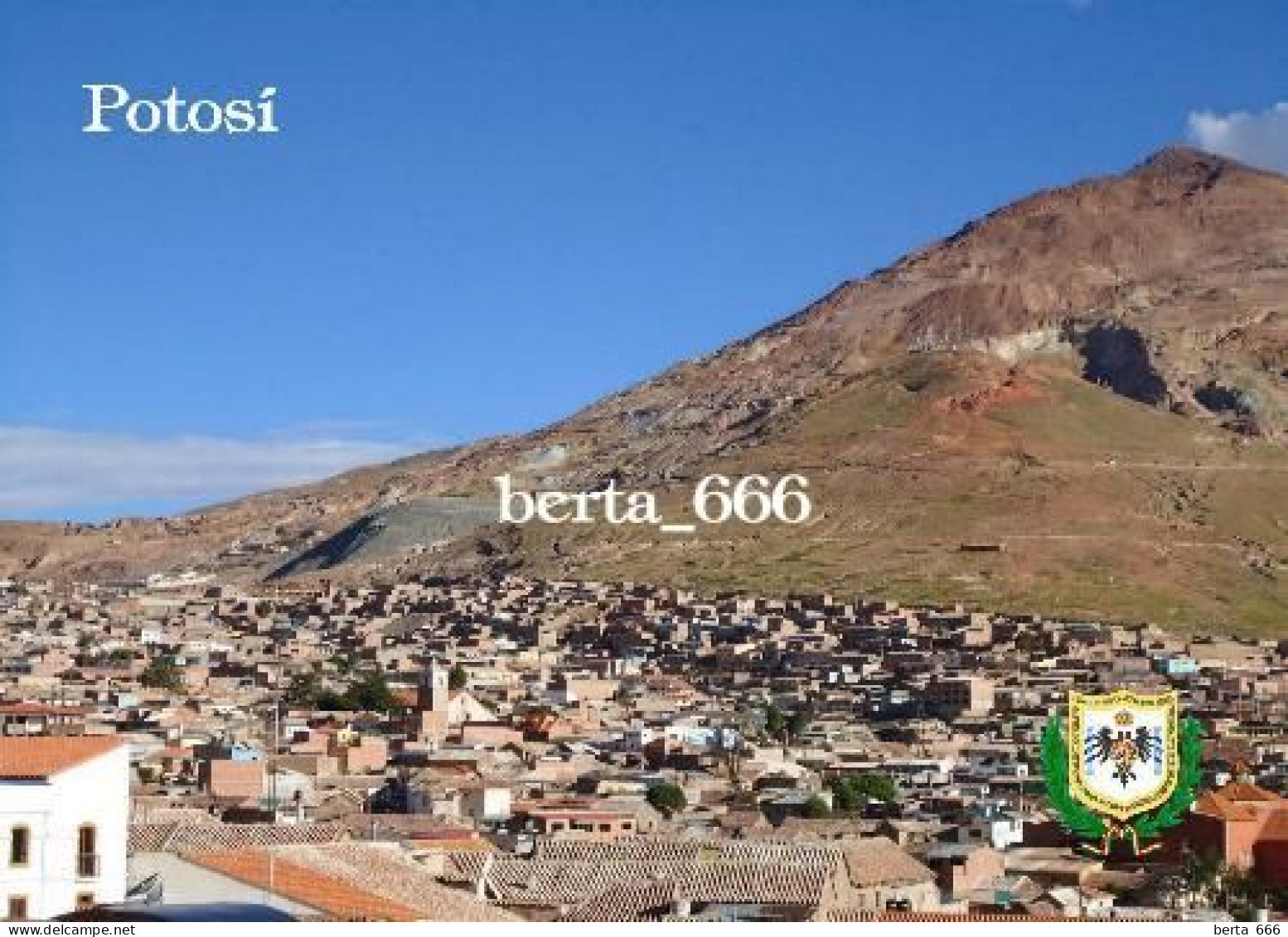 Bolivia Potosi Overview UNESCO New Postcard - Bolivia