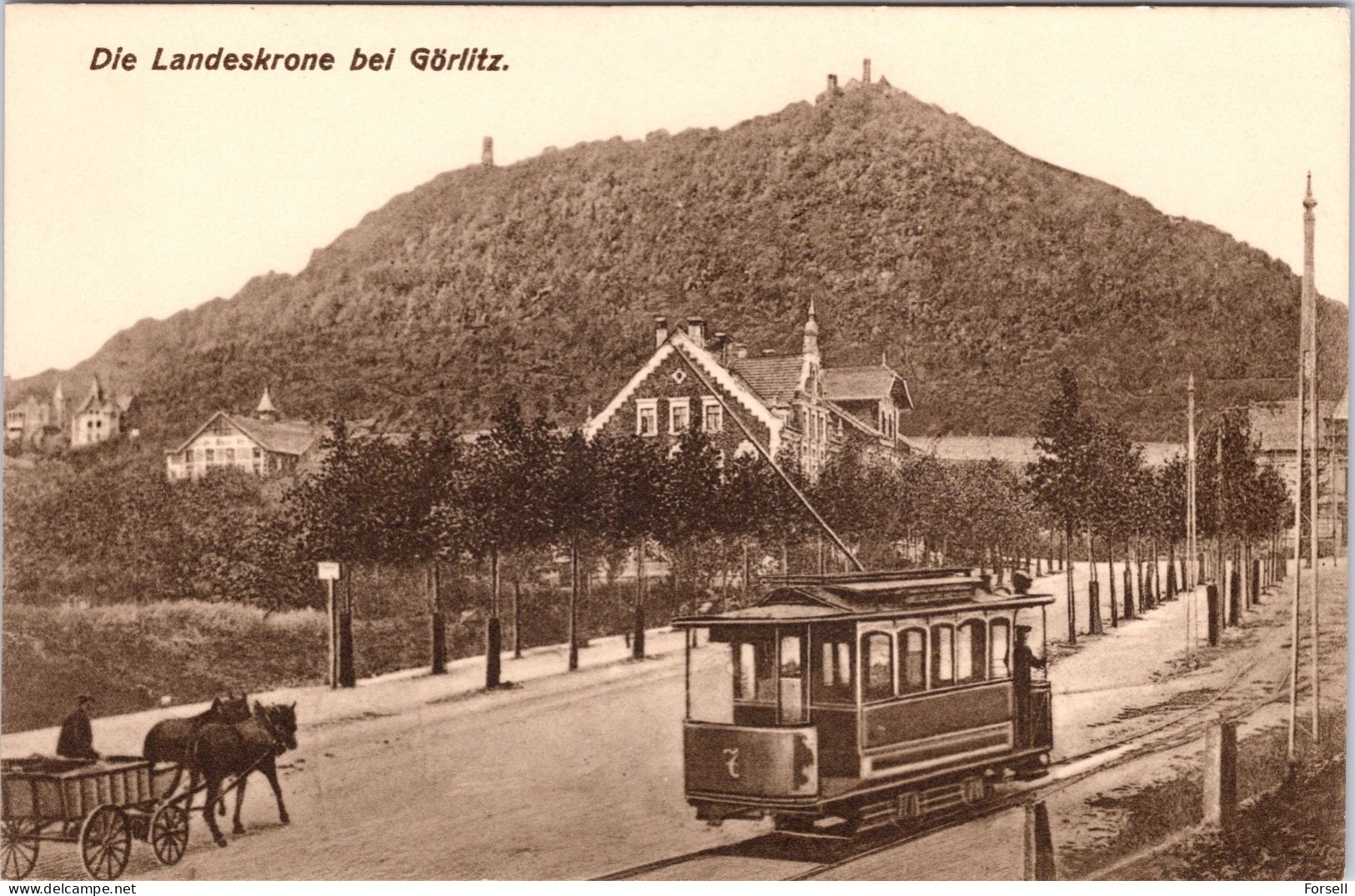 Die Landeskrone Bei Görlitz (Ungebraucht) (Strassenbahn / Tram) - Goerlitz