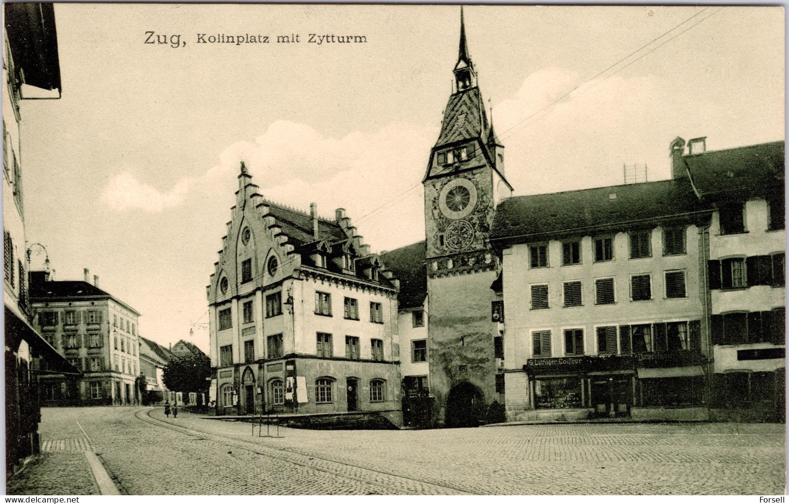 Zug , Kolinplatz Mit Zytturm - Zug