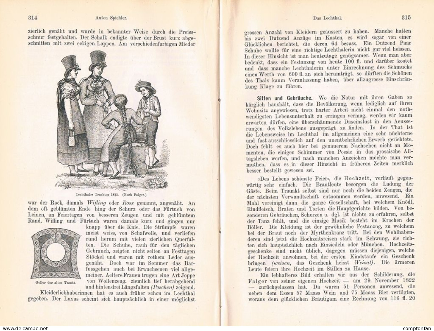 A102 1496 Anton Spiehler Lechtal Geschichte Kultur Artikel 1883