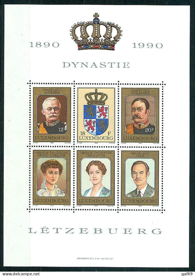 Luxembourg 1990 (3 Scans) Entre N° 1186 & 1212 (Y&T) Dont Bloc N° 16 Neufs Sans Charnière Très Frais - Ganze Jahrgänge