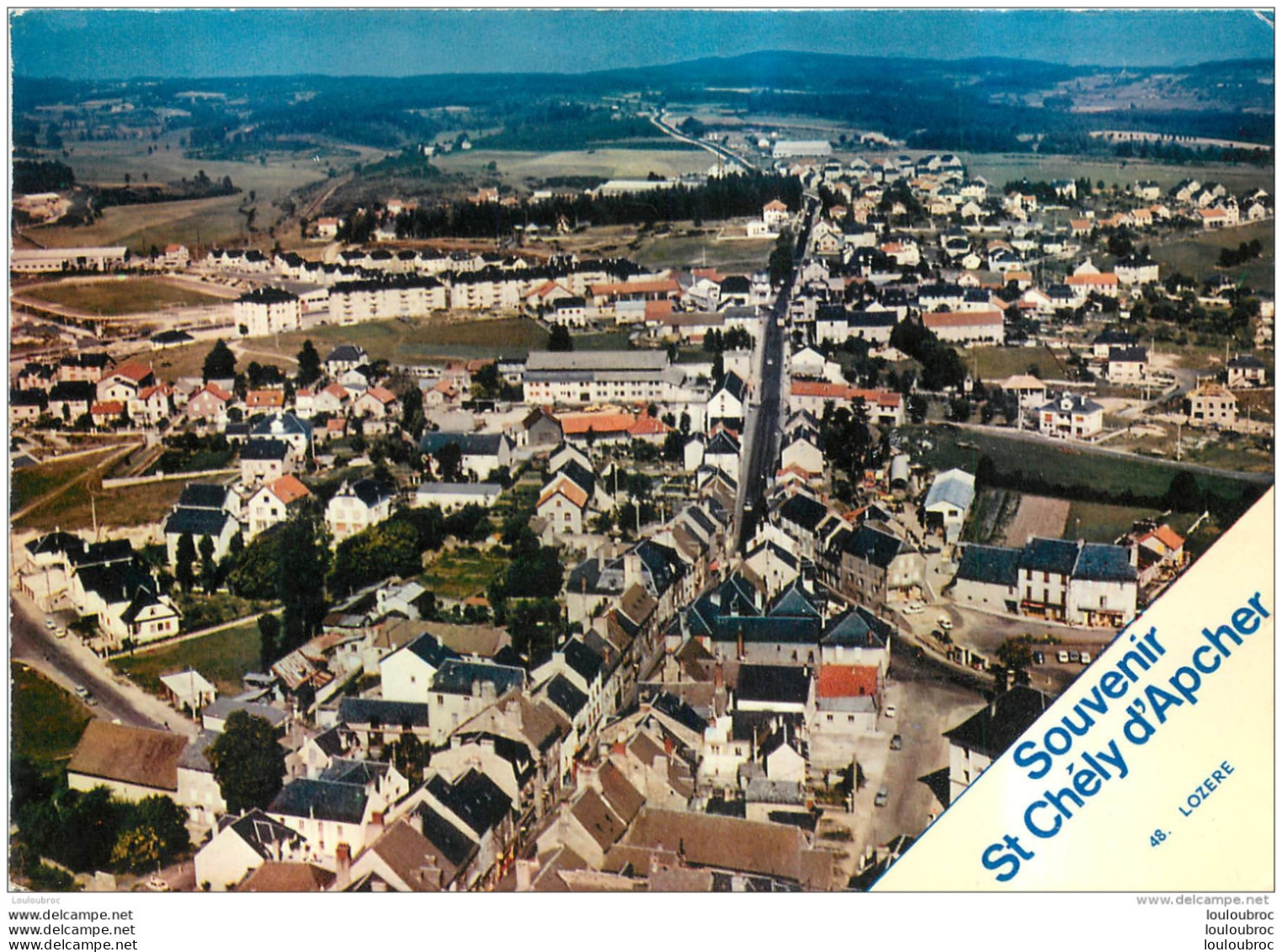 SAINT CHELY D'APCHER VUE AERIENNE - Saint Chely D'Apcher