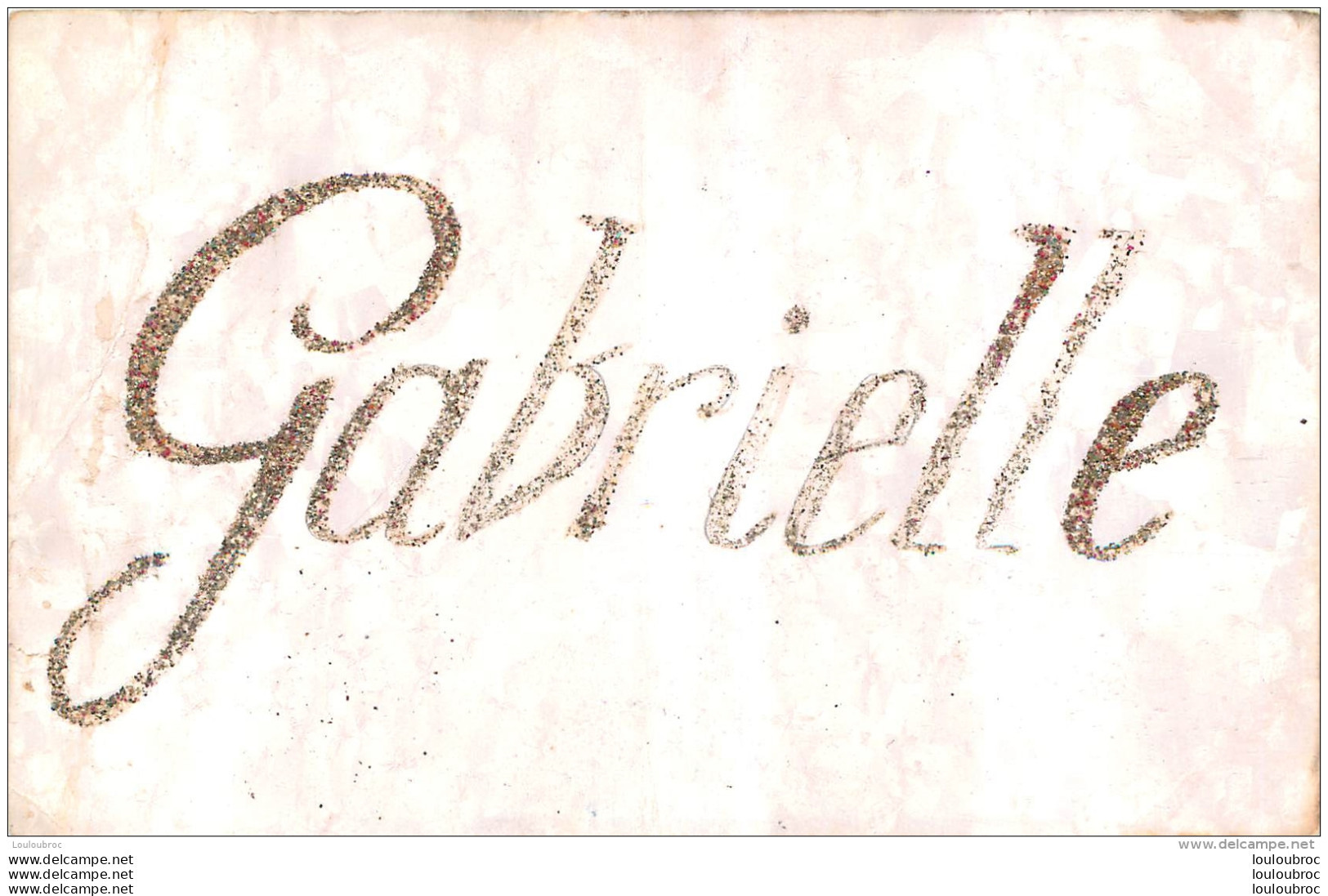 PRENOM   GABRIELLE AVEC PAILLETTES COLLEES - Firstnames