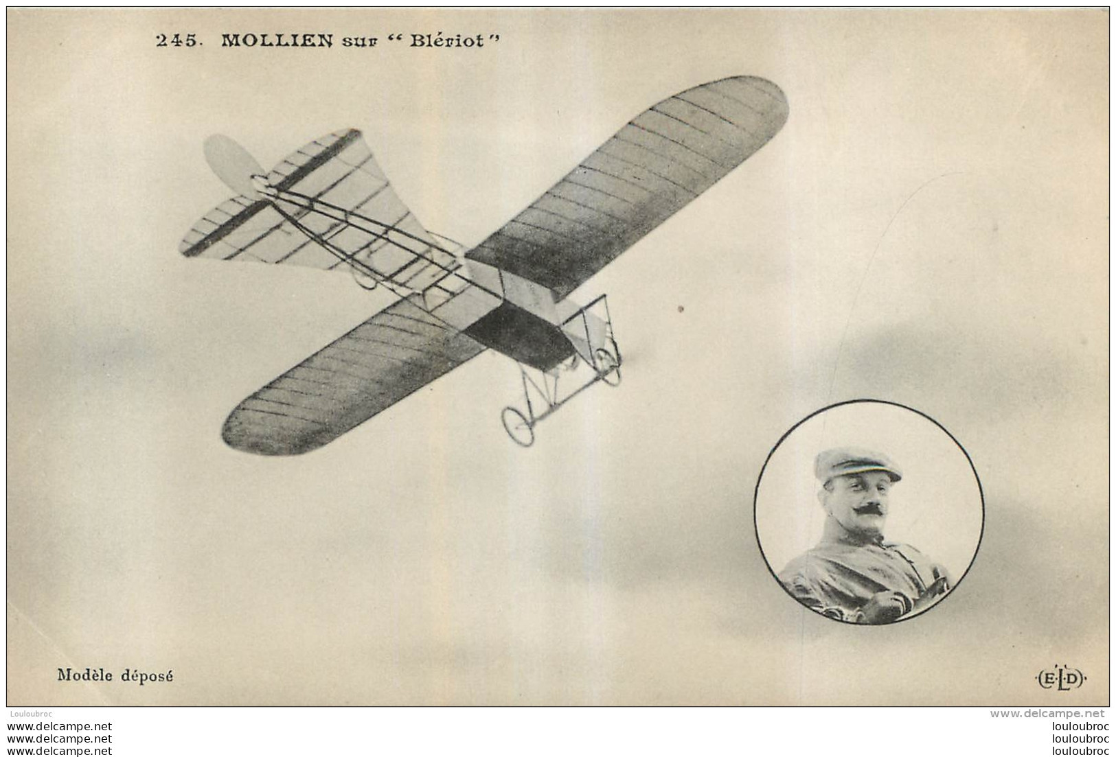 MOLLIEN SUR BLERIOT - Airmen, Fliers