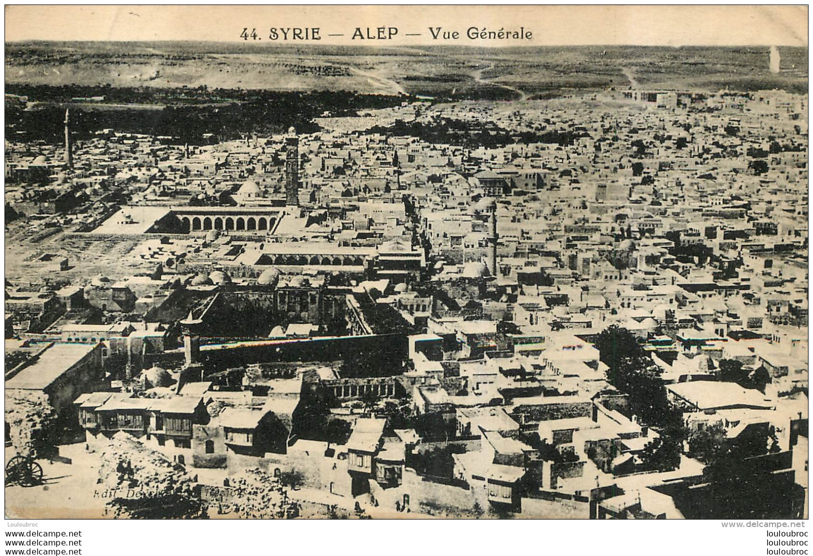 ALEP  VUE GENERALE - Syrie
