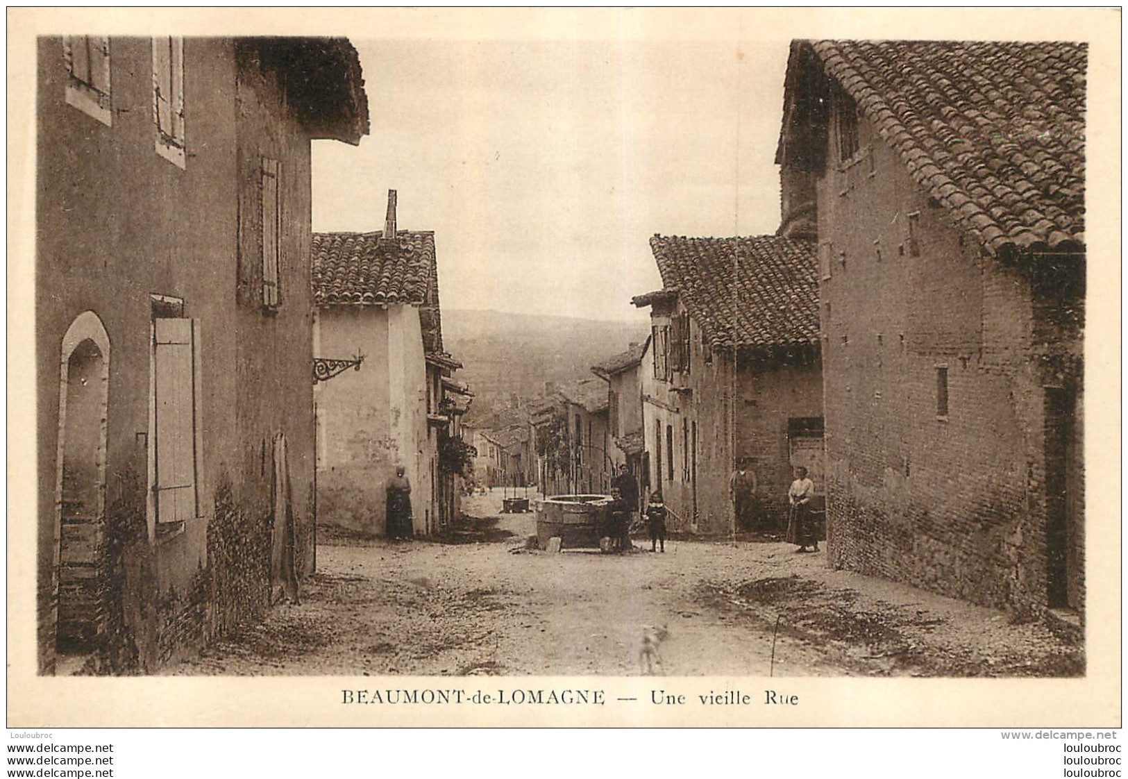 BEAUMONT DE LOMAGNE UNE VIEILLE RUE - Beaumont De Lomagne
