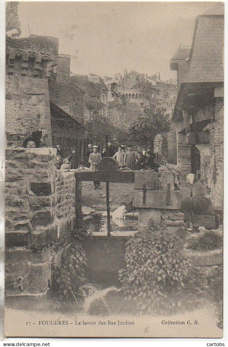 35 FOUGERES  Le Lavoir Des Bas Jardins - Fougeres