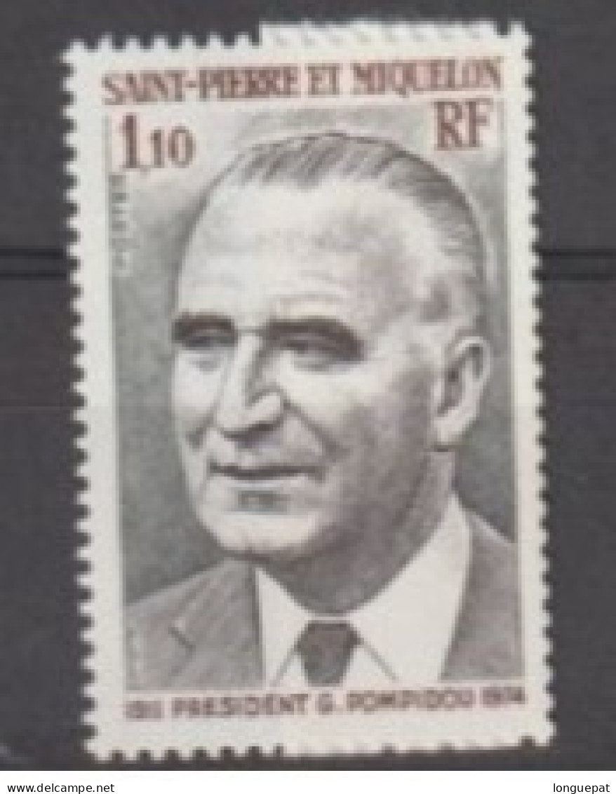 SAINT-PIERRE Et MIQUELON - POMPIDOU, Président De La Répubique De1969 à 1974 - Unused Stamps