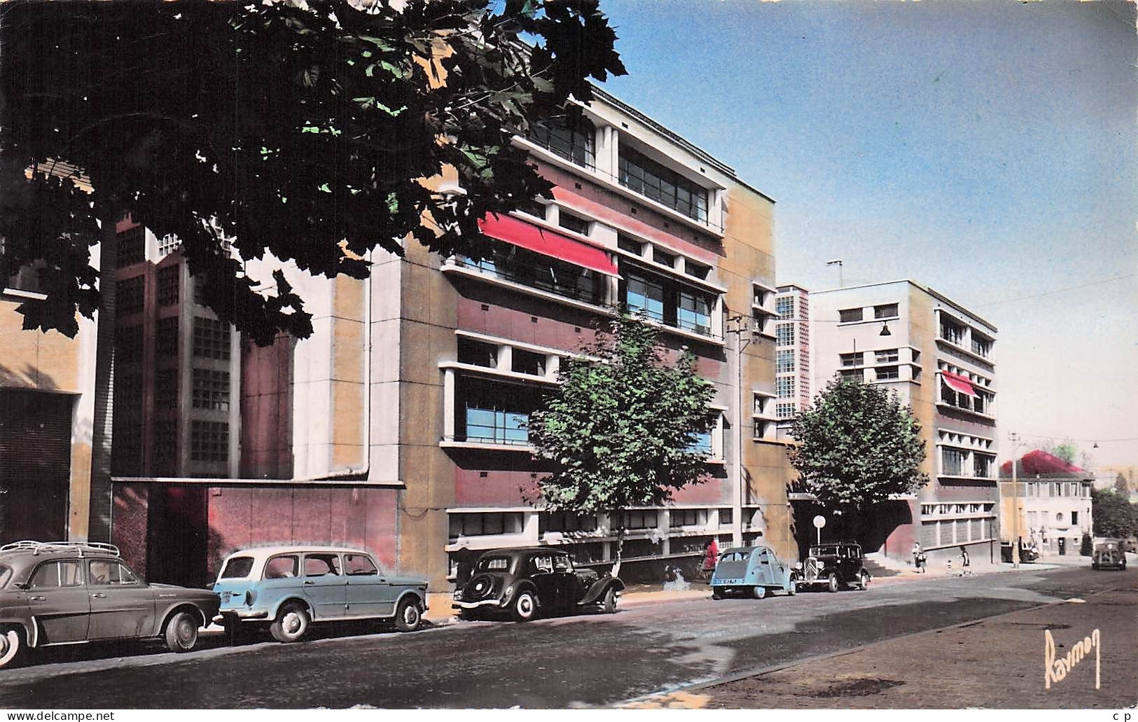 Le Pré Saint Gervais -  Les Ecoles    - Automobiles -  CPSM °J - Le Pre Saint Gervais