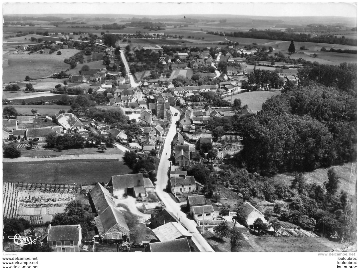 MEILLERAY VUE GENERALE AERIENNE - Andere & Zonder Classificatie