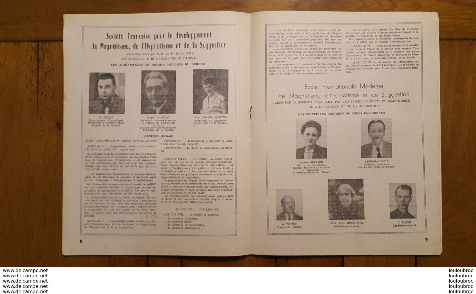 LA REVUE DES GUERISSEURS 11/1951 N°11 LE MYSTERE DE L'AMOUR ET DE LA FRIGIDITE  16 PAGES - Geheimleer