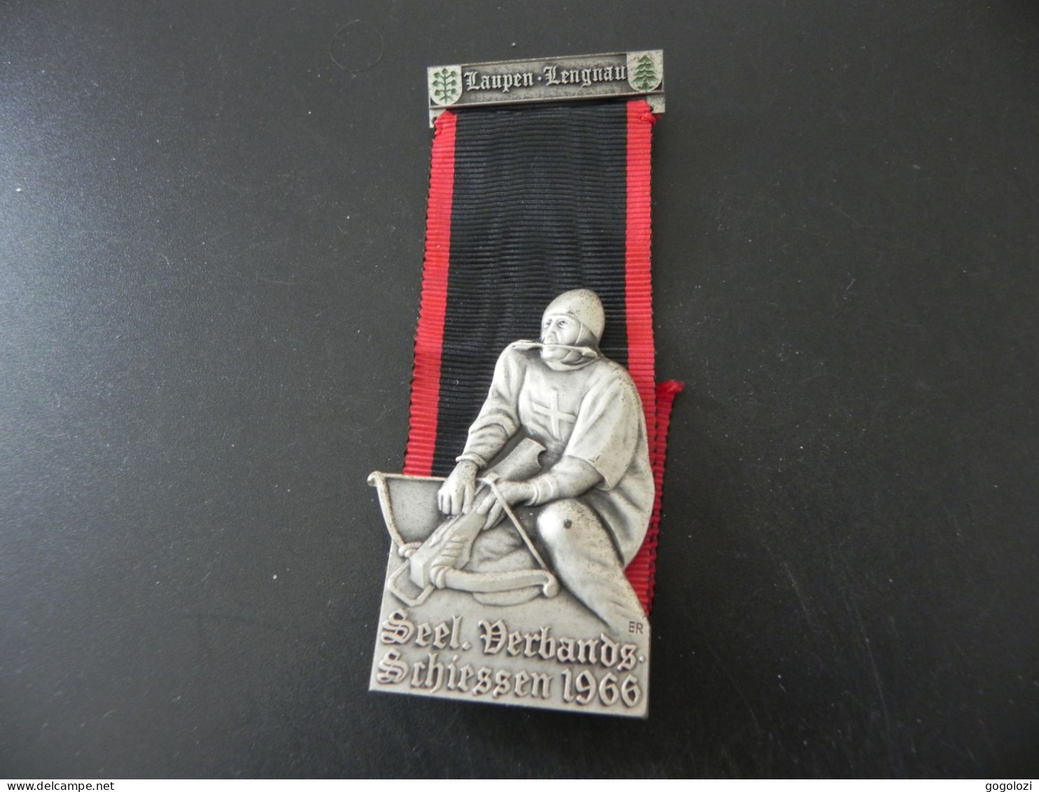 Shooting Medal - Medaille Schweiz Suisse Switzerland - Verbandsschiessen Laupen Lengnau 1966 - Other & Unclassified