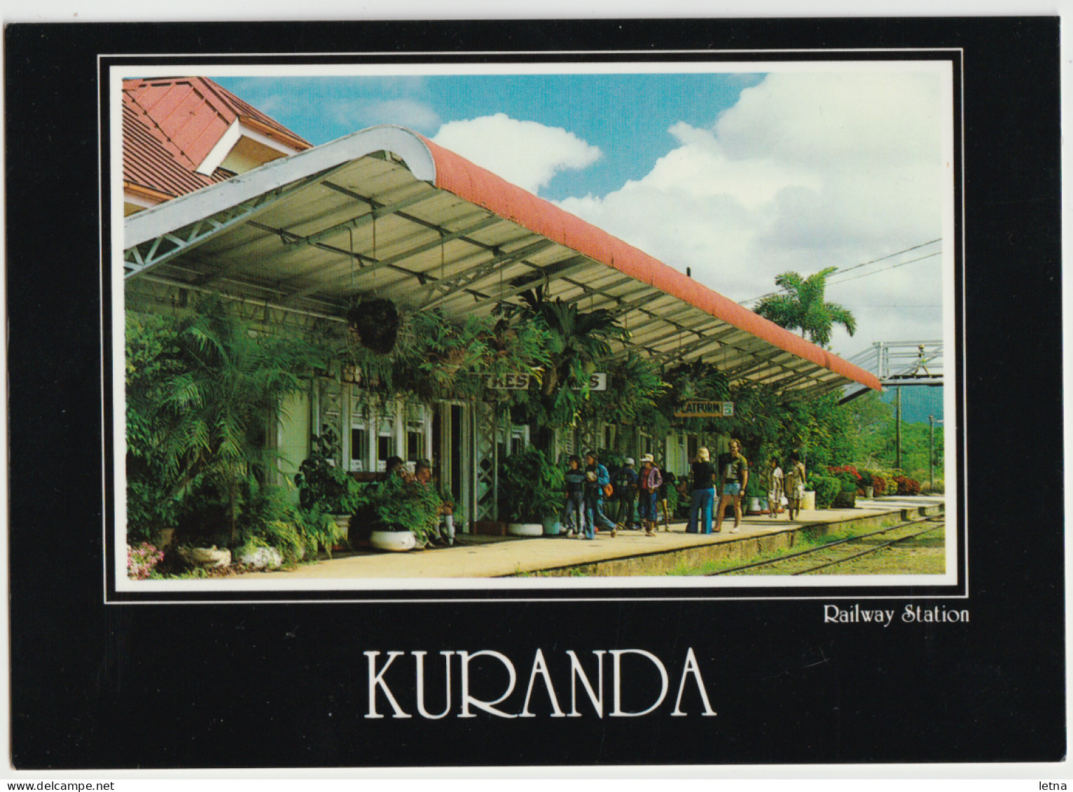 Australia QUEENSLAND QLD Railway Station KURANDA Peer PCO392 Postcard C1983 - Far North Queensland