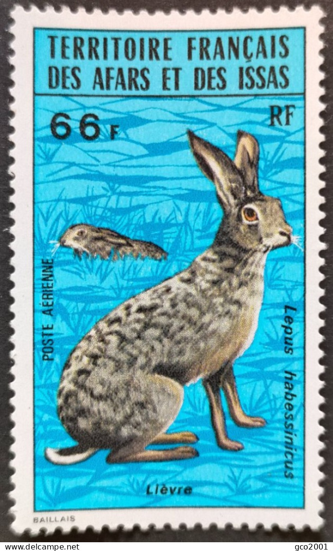 AFARS ET ISSAS / YT PA 96 / FAUNE - LIEVRE / NEUF ** / MNH - Gibier