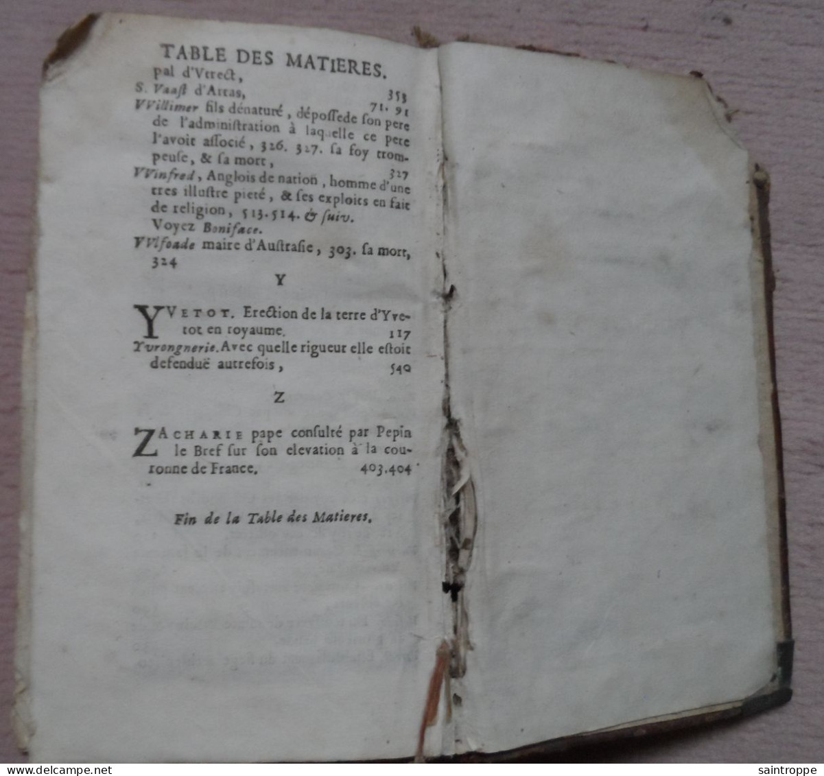 Livre Ancien de 1677.L'Histoire de France.Abrégé Chronologique.Tome Premier.Par le sieur de Mezeray.