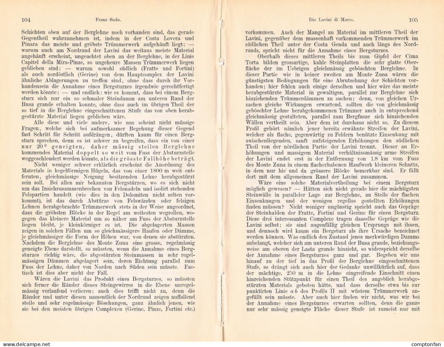 A102 1506 Franz Suda Lavini Di Marco Etschtal Trient Rovereto Artikel 1886 - Other & Unclassified