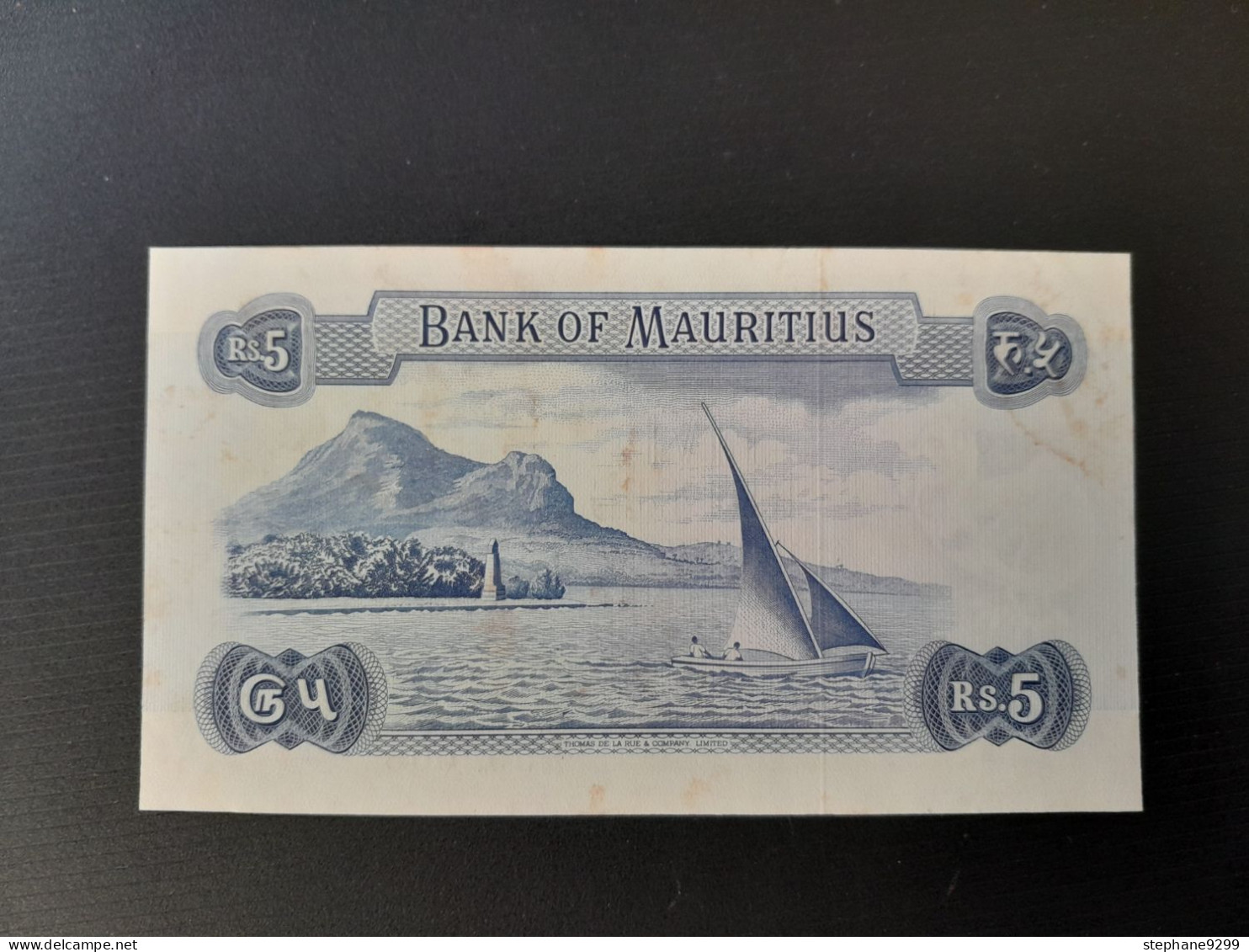 MAURICE 5 RUPEES 1967.AUNC(tâches) - Mauritius