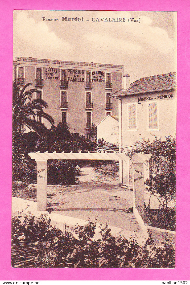 F-83-Cavalaire-04P220 La Pension MARTEL, Cpa BE - Cavalaire-sur-Mer