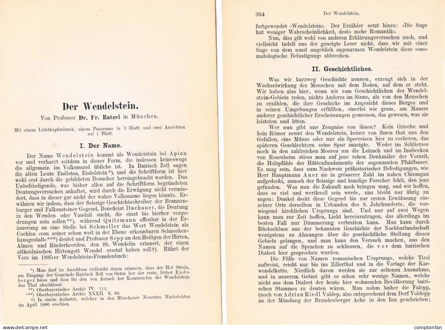 A102 1508 Ratzel Wendelstein Wendelsteinhaus Bevölkerung Artikel 1886 - Andere & Zonder Classificatie