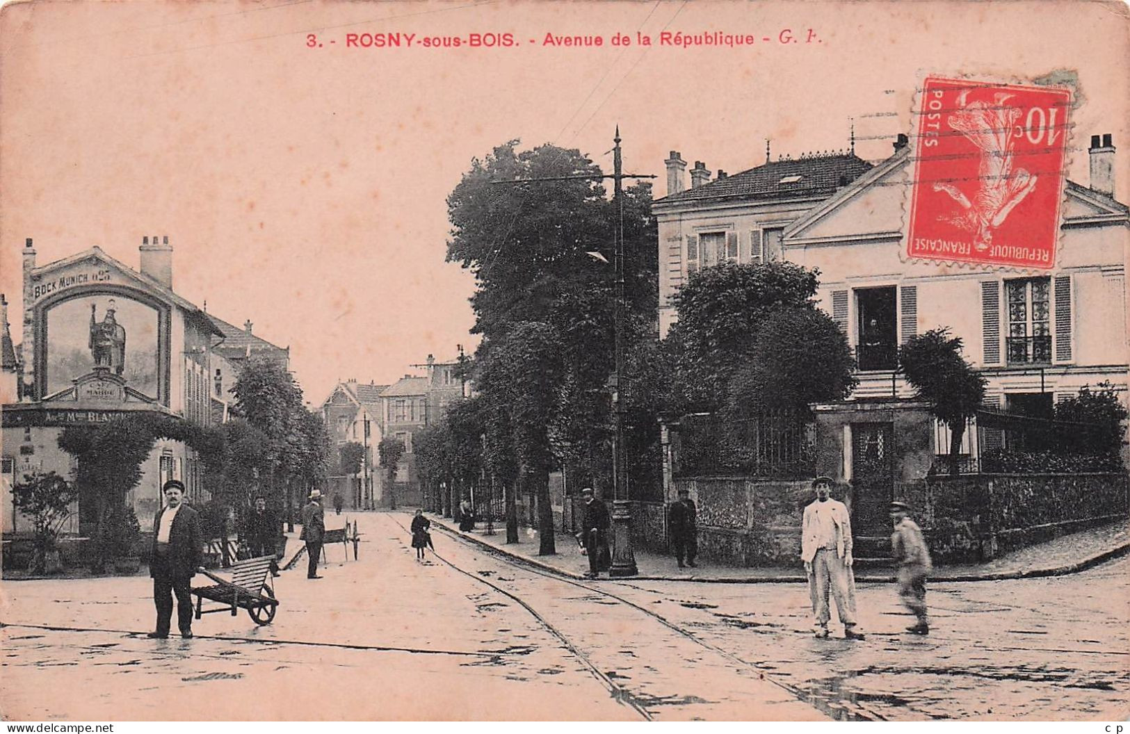 Rosny Sous Bois - Avenue De La Republique -  CPA °J - Rosny Sous Bois