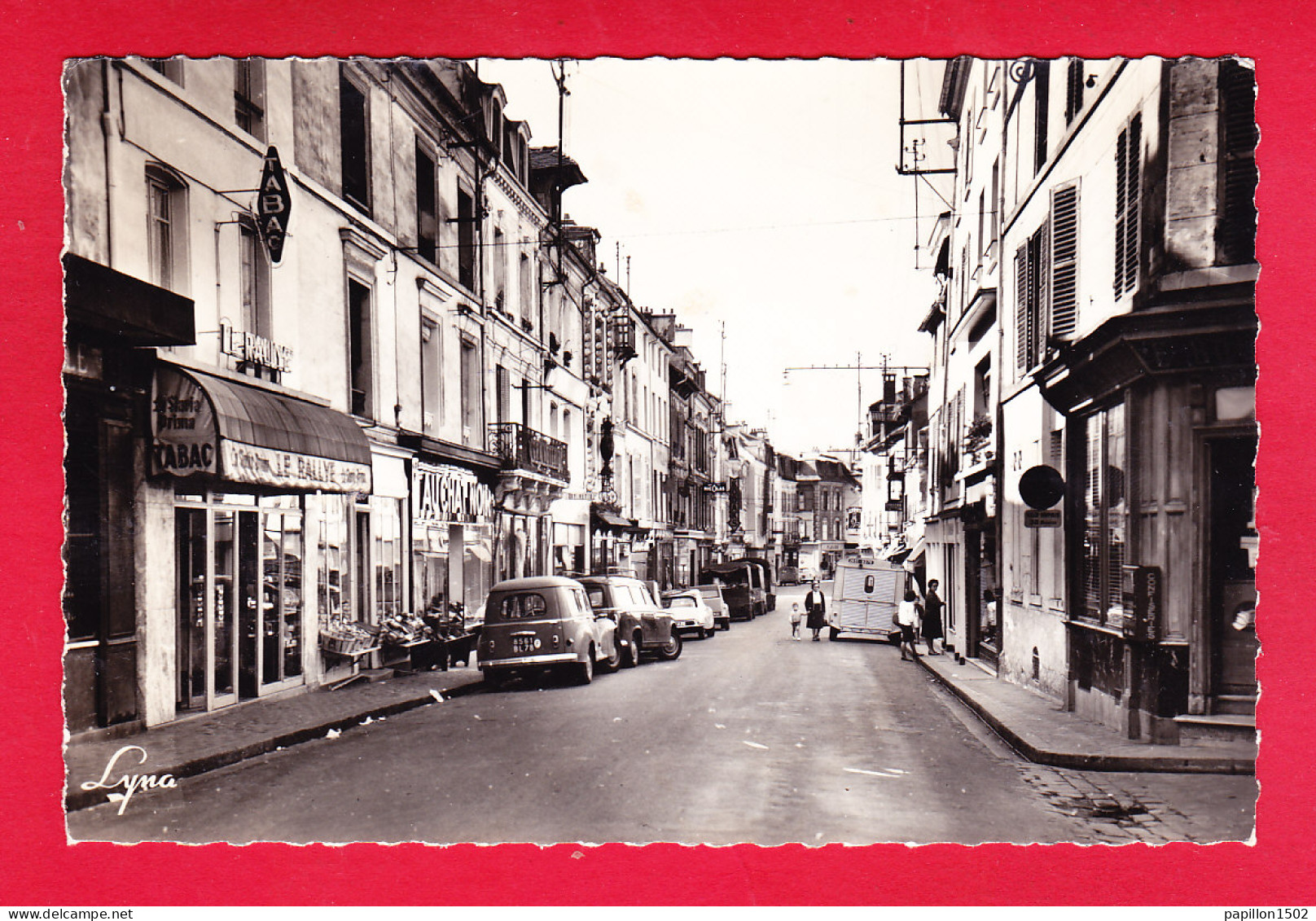 F-78-Meulan-10A08  Rue Du Maréchal Foch, Vieilles Voiture, Tabac, Commerces, BE - Meulan