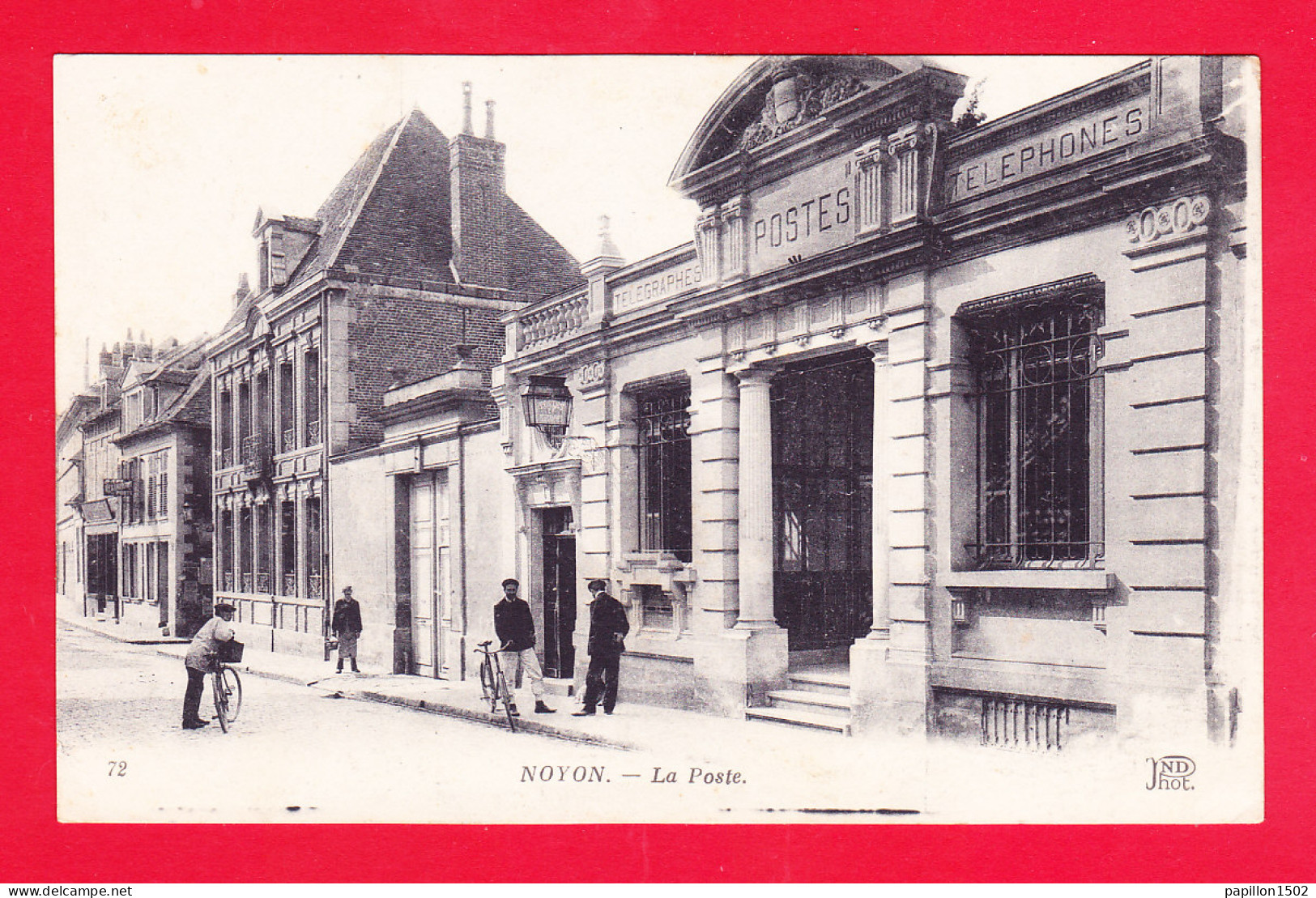 F-60-Noyon-13A81  La Poste, Petite Animation, Cpa BE - Noyon