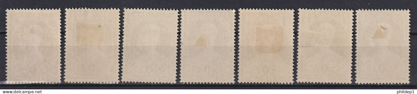 Belgique: COB N° 326/32 *, MH, Charniéré. TB !!! - Unused Stamps